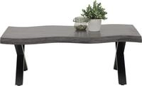 Couchtisch HELA "GERD", grau (grau, schwarz, schwarz, grau), B:110cm H:42cm T:60cm,