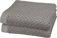 Handt&uuml;cher ROSS "Harmony", grau (flanell), B:50cm L:100cm, Frottier, Baumwolle,