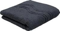 Handtuch ROSS "Cashmere feeling", grau (anthrazit), B:50cm L:100cm, Frottier,