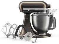 KITCHENAID K&uuml;chenmaschine "Artisan Plus 5KSM50PKV", braun (iron ore), B:24cm H:36cm