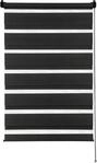 Doppelrollo GARDINIA "Easyfix", schwarz, B:45cm H:150cm, Polyester, Rollos,