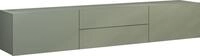 Lowboard BORCHARDT M&Ouml;BEL "Sophia, TV-Schrank Breite 200 cm", gr&uuml;n (salbei), B:200cm