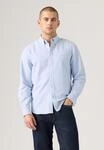 Langarmhemd LEVI'S "AUTHENTIC BUTTON DOWN", Herren, Gr. M, N-Gr, blau (allure), Web,