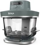 NINJA Hei&szlig;luftfritteuse "CRISPi PRO 7-in-1 Glas-Air-Fryer - Beige AS101EULG", grau,