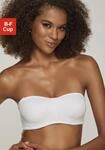 T-Shirt-BH LASCANA "Dirndl-BH, tr&auml;gerloser BH, Bandeau-BH", Damen, Gr. 90, Cup...