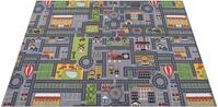 Kinderteppich PACO HOME "Bino 577", grau, B:80cm H:5mm L:150cm, Polyester, Teppiche,