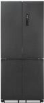 EXQUISIT Multi Door "EMD470-170-200E", Energieeffizienz: E, schwarz (inoxlook, az),