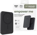 Powerbank "empower Bank 5000 mAh", schwarz, 3,85 V 5.000mAh, EMPOWER BY PANZERGLASS,