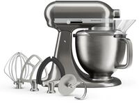 KITCHENAID K&uuml;chenmaschine "Artisan Plus 5KSM50PKV", silber (medaillon, silber),