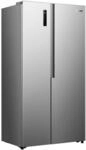 GORENJE Side-by-Side "NRS917C41", Energieeffizienz: C, silber (inox), B:91,1cm