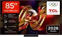 TCL Mini-LED-Fernseher "85C8LX1", Energieeffizienz: E, schwarz, 85 &Prime;, Fernseher,