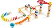 Kugelbahn HAPE "Rasante Murmelbahn mit Domino", bunt, Kugelbahnen, Kinder, Holz,