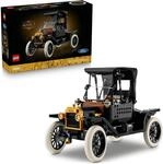 Konstruktionsspielsteine LEGO "Ford Model T (11376), LEGO Icons", schwarz (bunt),