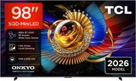TCL LED-Fernseher "98Q7D Pro", Energieeffizienz: D, schwarz, 98 &Prime;, Fernseher,