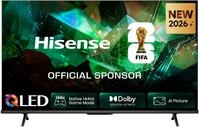 HISENSE QLED-Fernseher "43E7S PRO", Energieeffizienz: F, schwarz (schwarz,