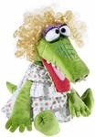 Handpuppe HEUNEC "Jan & Henry, Krokodella", bunt, Puppen, KinderH:40cm, Flauschstoff,