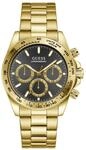 Chronograph GUESS "ARTHUR", gold (goldfarben, schwarz), Armbanduhren, Herren,