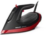 PHILIPS Dampfb&uuml;geleisen "DST6130/40 6000 Series", schwarz, rot, B:12,9cm...
