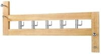 Garderobenpaneel, beige (naturfarben), B:60cm H:36cm T:8cm, Massivholz, HOFMANN