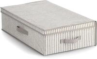 Aufbewahrungsbox ZELLER PRESENT "Stripes", beige (natur),