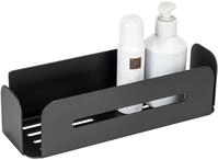 Duschregal WENKO "Turbo-Loc Modell Bivio", schwarz, B:30cm H:8cm T:10,5cm, Aluminium,