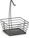 Obstschale ZELLER PRESENT, schwarz, B:26cm H:36cm L:26cm, Metall, Sch&uuml;sseln,