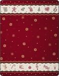 Wohndecke VILLEROY & BOCH "TOY'S Delight", rot (mehrfarbig), B:150cm L:200cm,