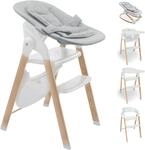 Kombihochstuhl BABYGO "Levels", Baby, Gr. B/H/T: 43cm x 88cm x 63cm, beige (natur,