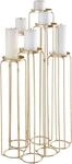 Kerzenst&auml;nder HOME AFFAIRE "Mareesa", gold (goldfarben), B:73cm H:65cm T:12cm,