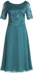 Cocktailkleid VERA MONT "Cocktailkleid mit Spitze", Damen, Gr. 36, EURO, gr&uuml;n