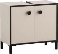 Waschbeckenunterschrank SCHILDMEYER "Edda, Breite 65,1 cm, abgerundete Griffe mit