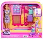 Anziehpuppe BARBIE "Barbie Kofferband Spielset mit Puppe Malibu", bunt, Puppen,