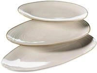 Servierplatte M&Auml;SER "Nottingham", beige, Servierplatten, Servierplatte