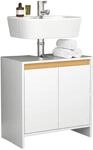Waschbeckenschrank VCM "Holz Badm&ouml;bel Badunterschrank Waschbecken Malira", braun