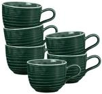 Tasse SELTMANN WEIDEN "Kaffeetassen Terra 260 ml 6er Set", gr&uuml;n (moosgr&uuml;n), 6 tlg.,
