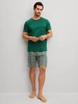 Shorty CALIDA "Relax Imprint 2", Damen, Gr. S (46/48), gr&uuml;n (forest gr&uuml;n),...