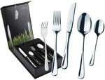Besteck-Set "Tafelbesteck inkl. Besteckbox Casino 30er Set silber", silber, 30 tlg.,
