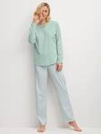 Schlafanzug CALIDA "Sweet Dreams", Damen, Gr. M (44/46), gr&uuml;n (light aqua),