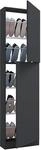 Schuhschrank VCM "Holz Schuhschrank Schuhkommode Fulisa XL", schwarz (anthrazit),