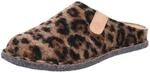 Pantoffel ROHDE "CALMYS N15", Damen, Gr. 36, braun (braun leo), Filz, Schuhe