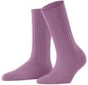 Socken FALKE "Cosy Wool Boot", Damen, Gr. 35-38, rosa (blush (8778)), Obermaterial: