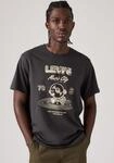 T-Shirt LEVI'S "SS RELAXED FIT TEE", Herren, Gr. XXL, schwarz (music city 2...