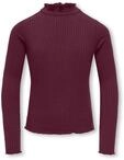 Langarmshirt KIDS ONLY "KOGFRANSISKA SCHOOL LS HI-NCK TOP JRS", M&auml;dchen, Gr.