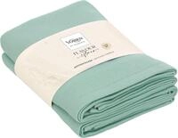 Geschirrtuch VOSSEN "SET Double Delight 2x K&Uuml;T", gr&uuml;n (basil blush), B:50cm L:70cm,