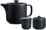 Teekanne RITZENHOFF & BREKER "Teezubeh&ouml;r Set Jasper", schwarz, B:2cm H:2cm, Kannen,