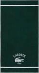 Badetuch LACOSTE "LORIGIN", gr&uuml;n (vert), B:90cm L:160cm, Frottier, Obermaterial: