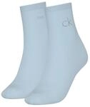 Socken CALVIN KLEIN JEANS "CK WOMEN SHORT SOCK 2P SHINY LOGO", Damen, Gr. 39-42,