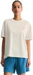 T-Shirt MARC O'POLO DENIM, Damen, Gr. XL, beige (silky wei&szlig;), Jersey, Obermaterial: