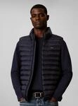 Steppweste CALVIN KLEIN "NYLON PUFFER VEST", Herren, Gr. S, blau (schwarz sapphire),
