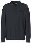 Sweater JOOP JEANS "Strickpullover JJJ-Davon", Herren, Gr. L, blau (dunkelblau),